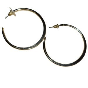 2" Gold Tone Hoops L4